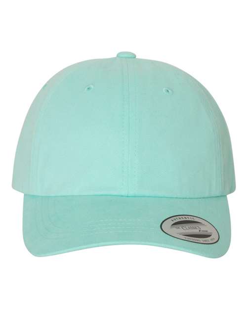 Peached Cotton Twill Dad Hat - Diamond Blue