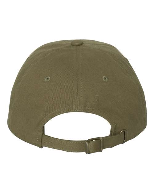 Peached Cotton Twill Dad Hat - Loden