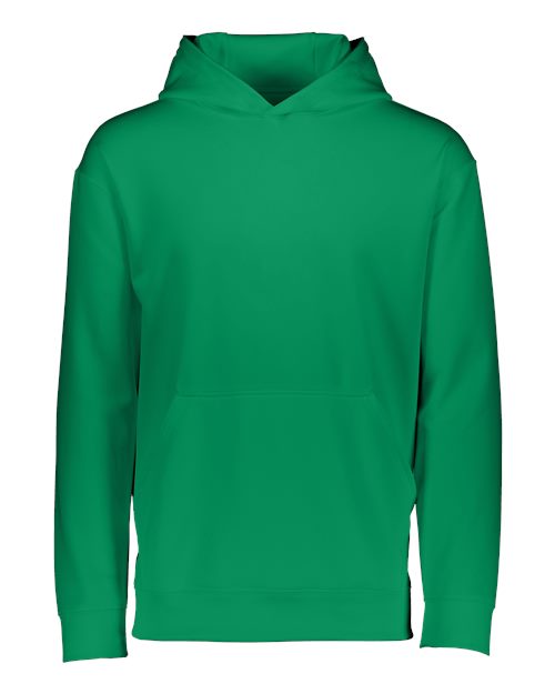 Youth Wicking Fleece Hooded Sweatshirt - Kelly