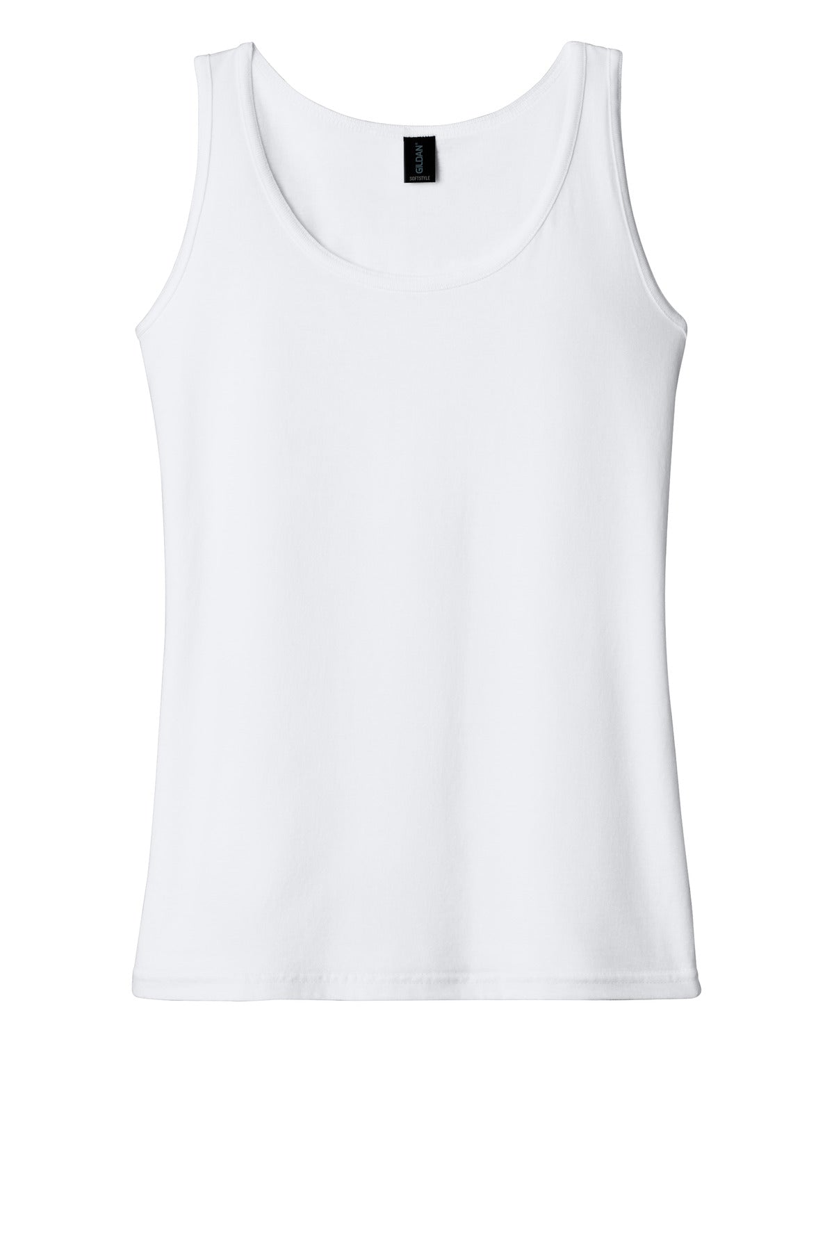 Gildan Softstyle Junior Fit Tank Top - White