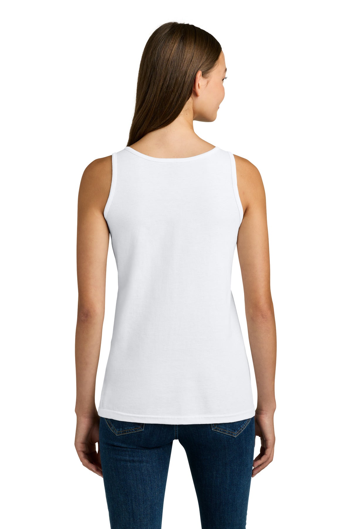 Gildan Softstyle Junior Fit Tank Top - White