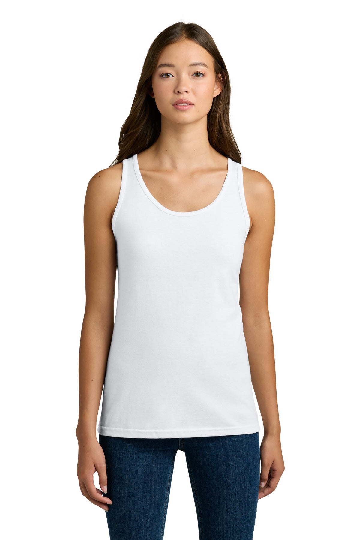 Gildan Softstyle Junior Fit Tank Top - White