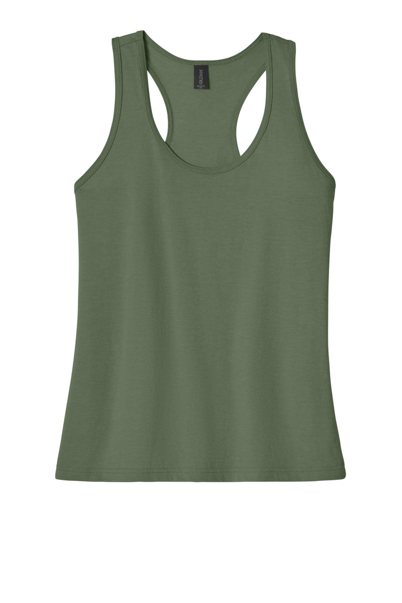 Gildan Softstyle Women's CVC Racerback Tank - Cactus