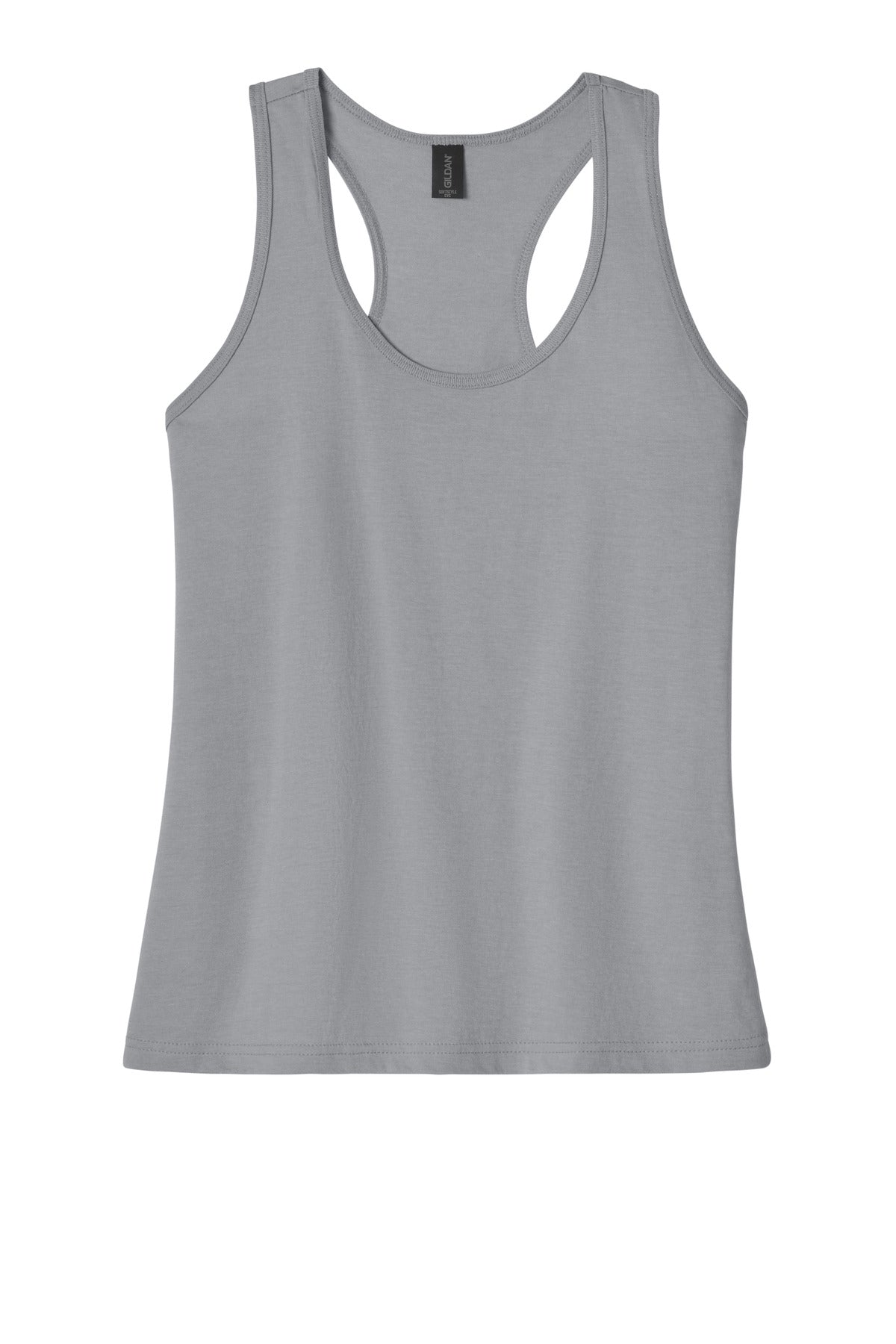 Gildan Softstyle Women's CVC Racerback Tank - Cement