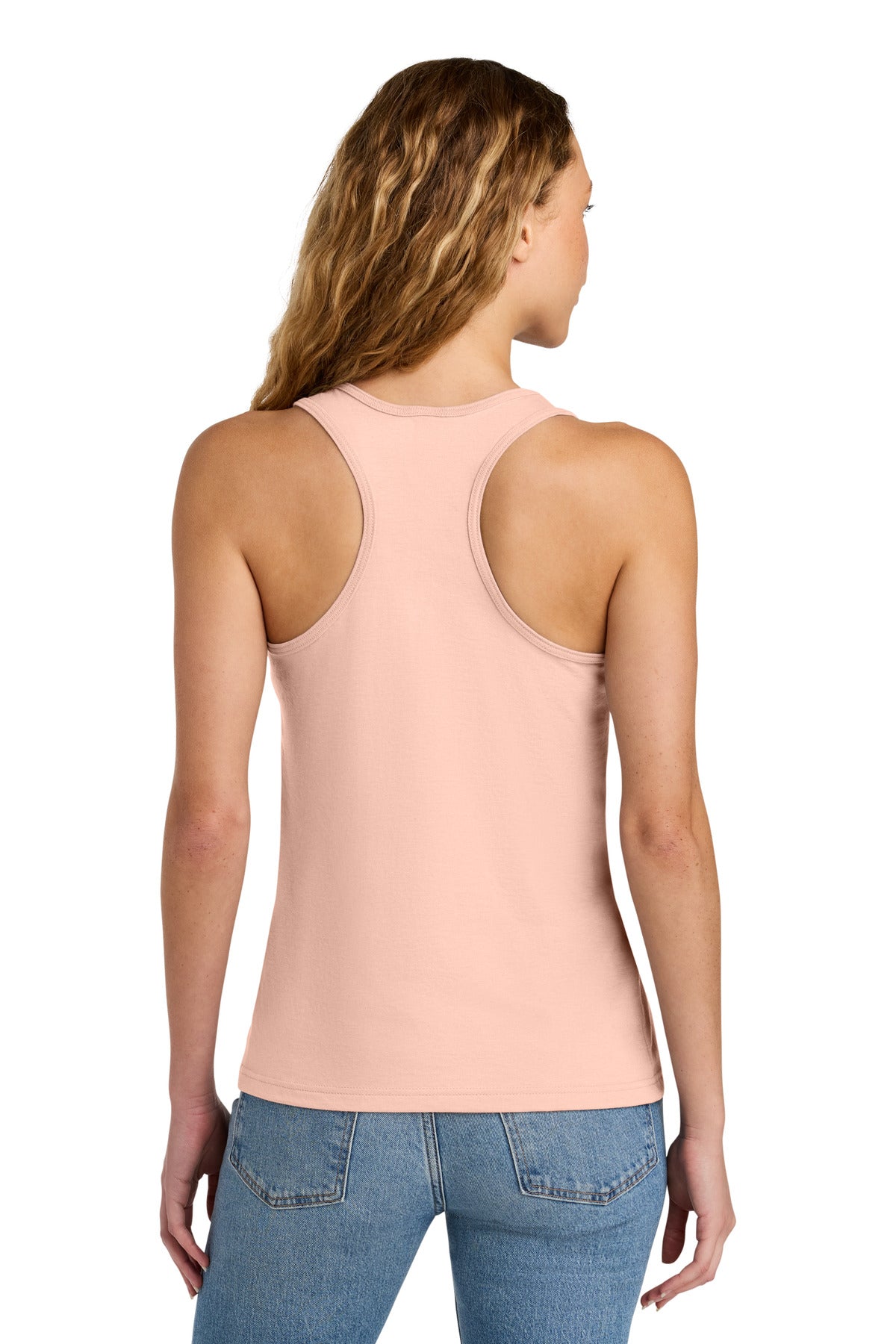 Gildan Softstyle Women's CVC Racerback Tank - Dusty Rose