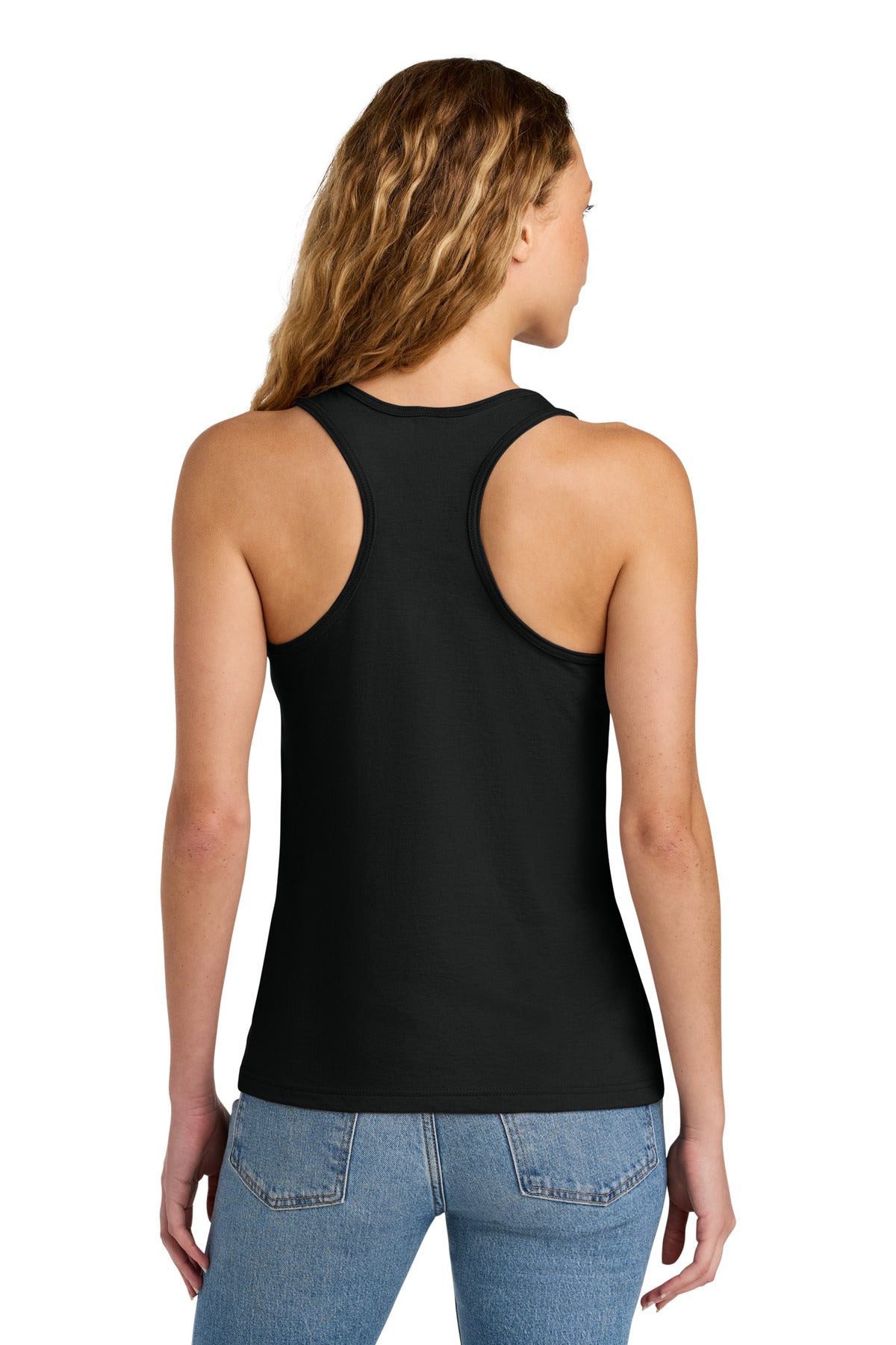 Gildan Softstyle Women's CVC Racerback Tank - Pitch Black