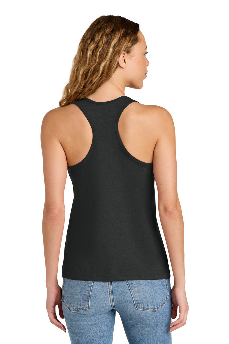 Gildan Softstyle Women's CVC Racerback Tank - Pitch Black Mist