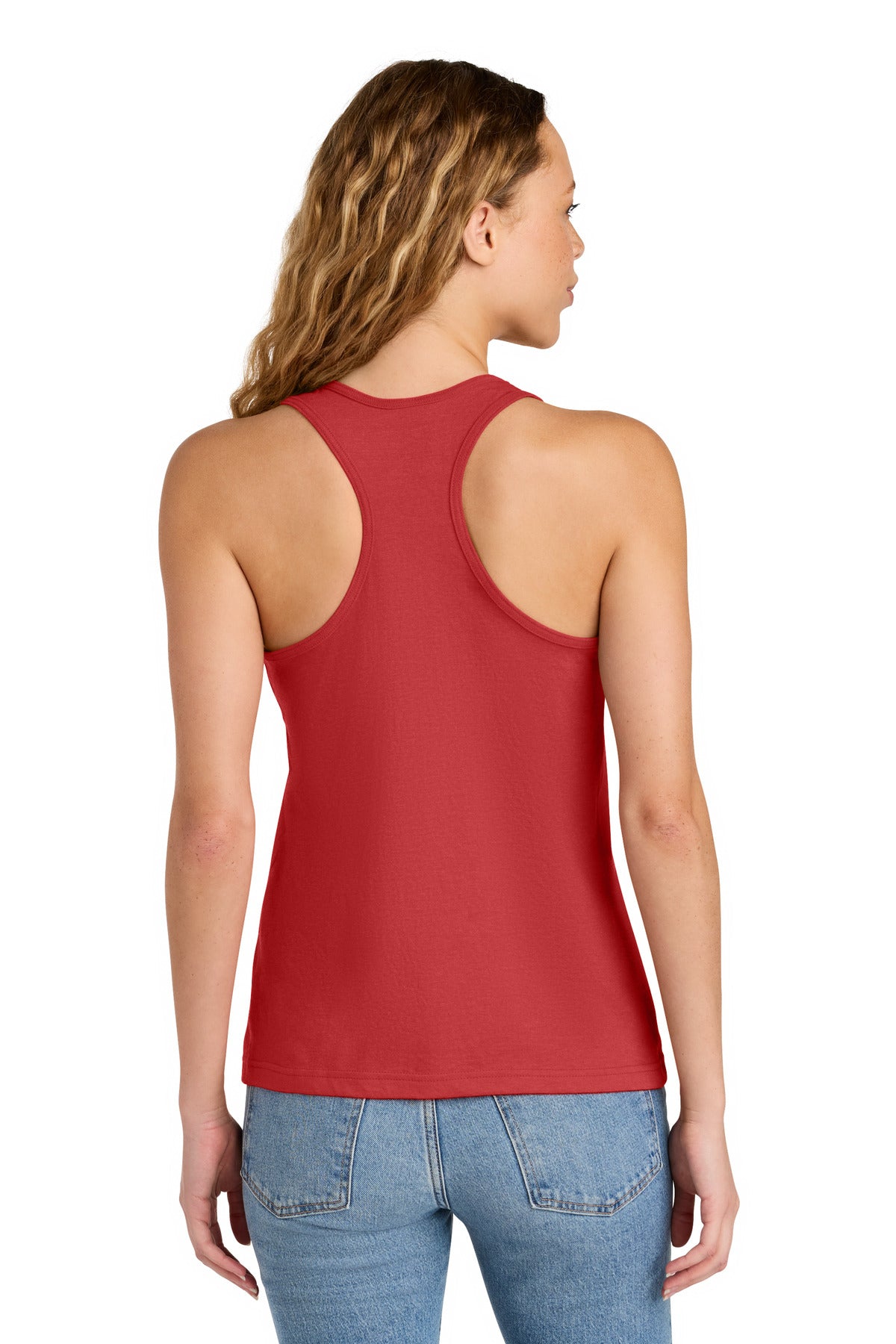 Gildan Softstyle Women's CVC Racerback Tank - Red Mist