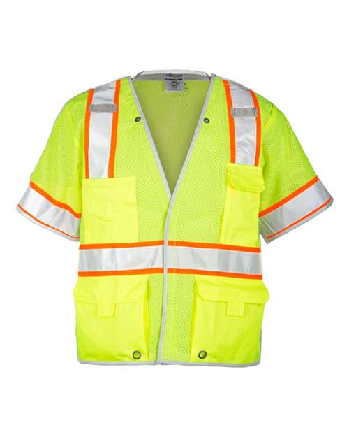 Unisex Premium Brilliant Series® Breakaway Class 3 Vest - Lime