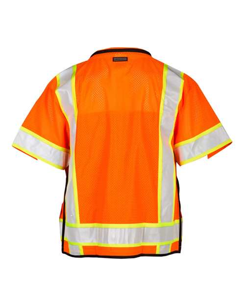 Unisex Professional Surveyors Vest - Orange