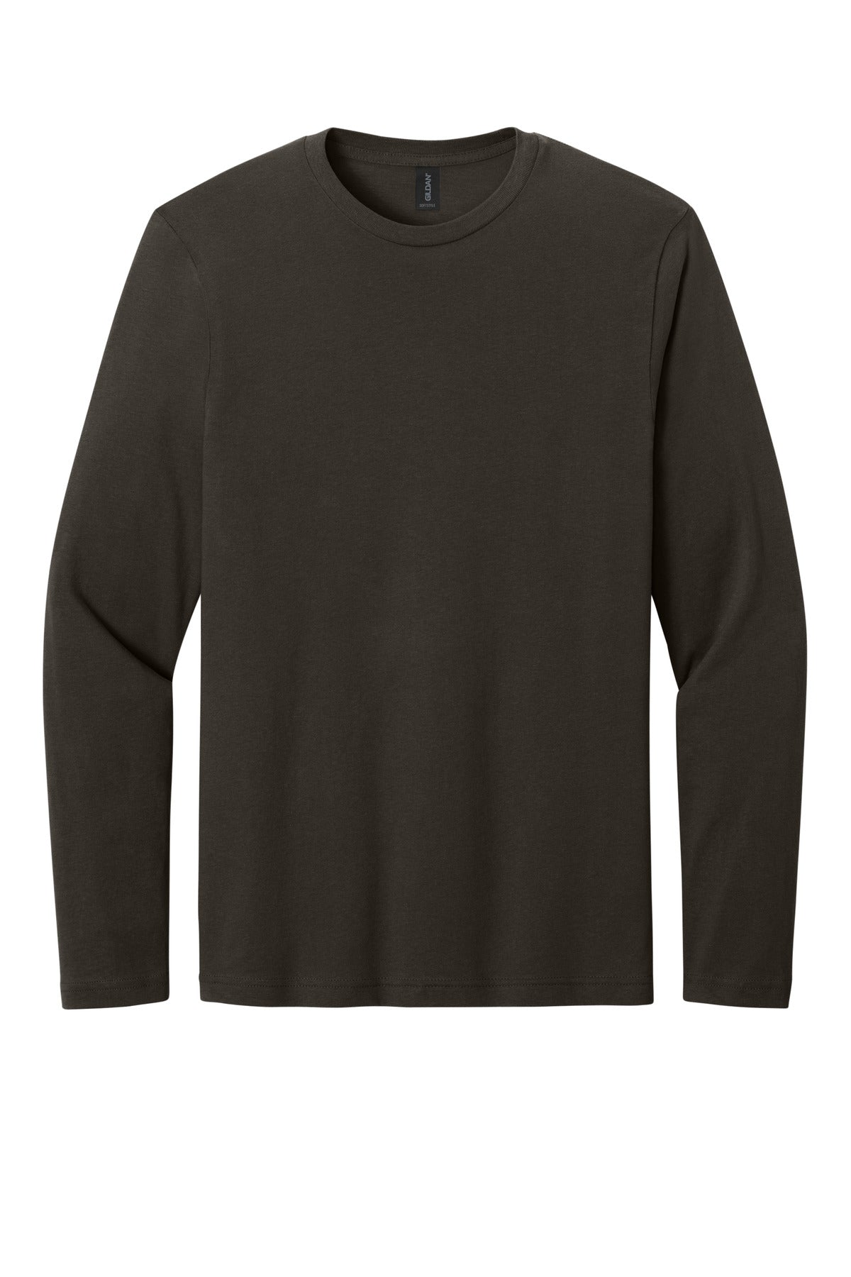 Gildan Softstyle Long Sleeve T-Shirt - Dark Chocolate