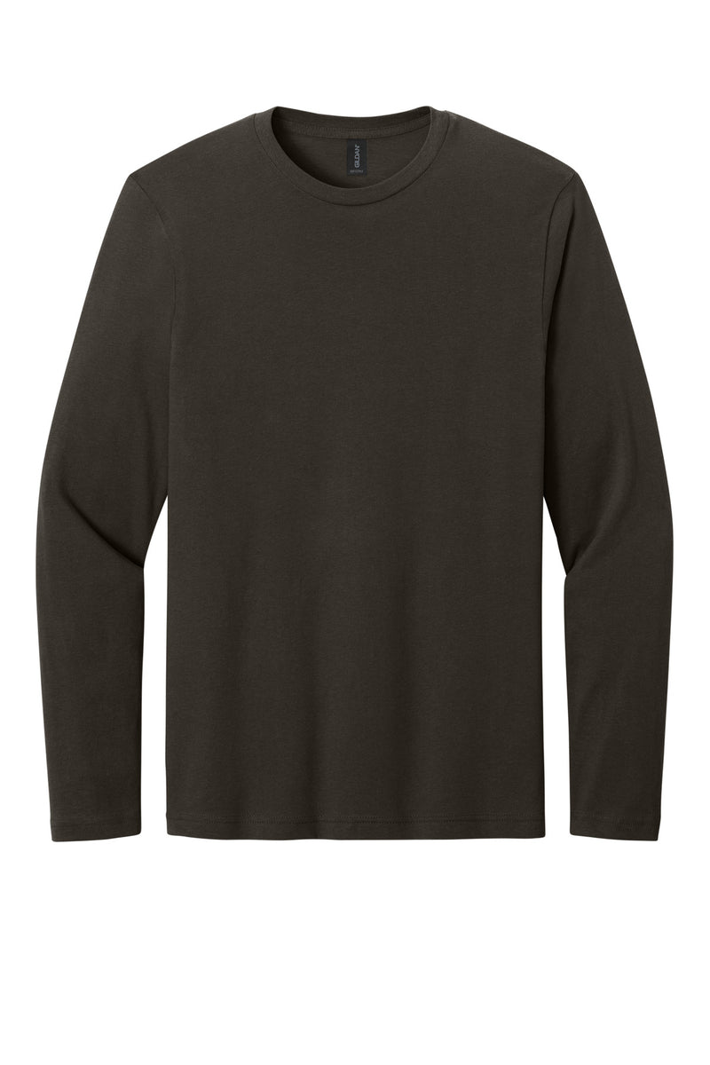 Gildan Softstyle Long Sleeve T-Shirt - Dark Chocolate