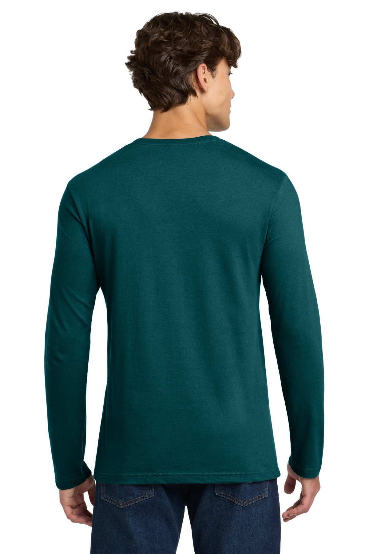 Gildan Softstyle Long Sleeve T-Shirt - Fan Marine Green