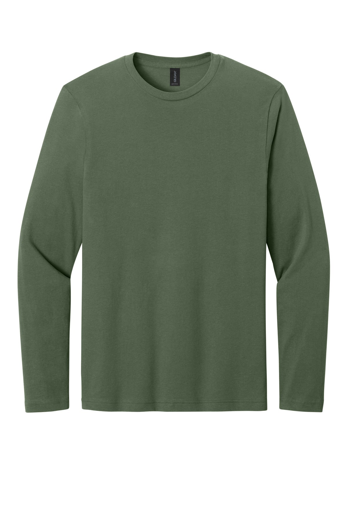 Gildan Softstyle Long Sleeve T-Shirt - Military Green