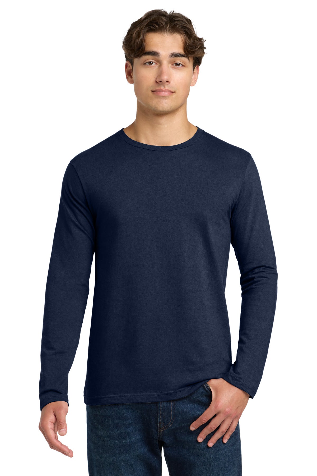 Gildan Softstyle Long Sleeve T-Shirt - Navy