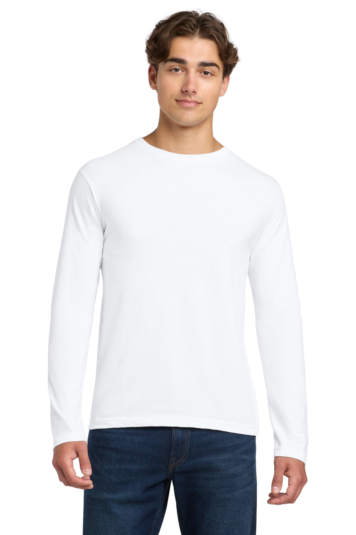 Gildan Softstyle Long Sleeve T-Shirt - White