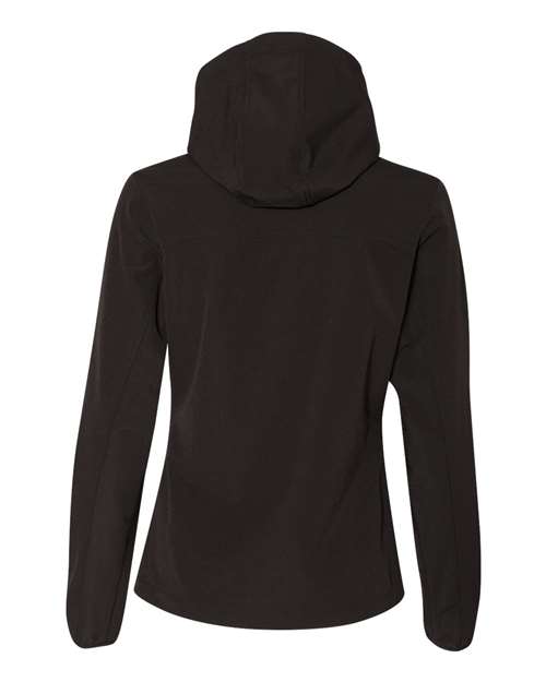Women's Ascent Soft Shell Hooded Jacket - Black