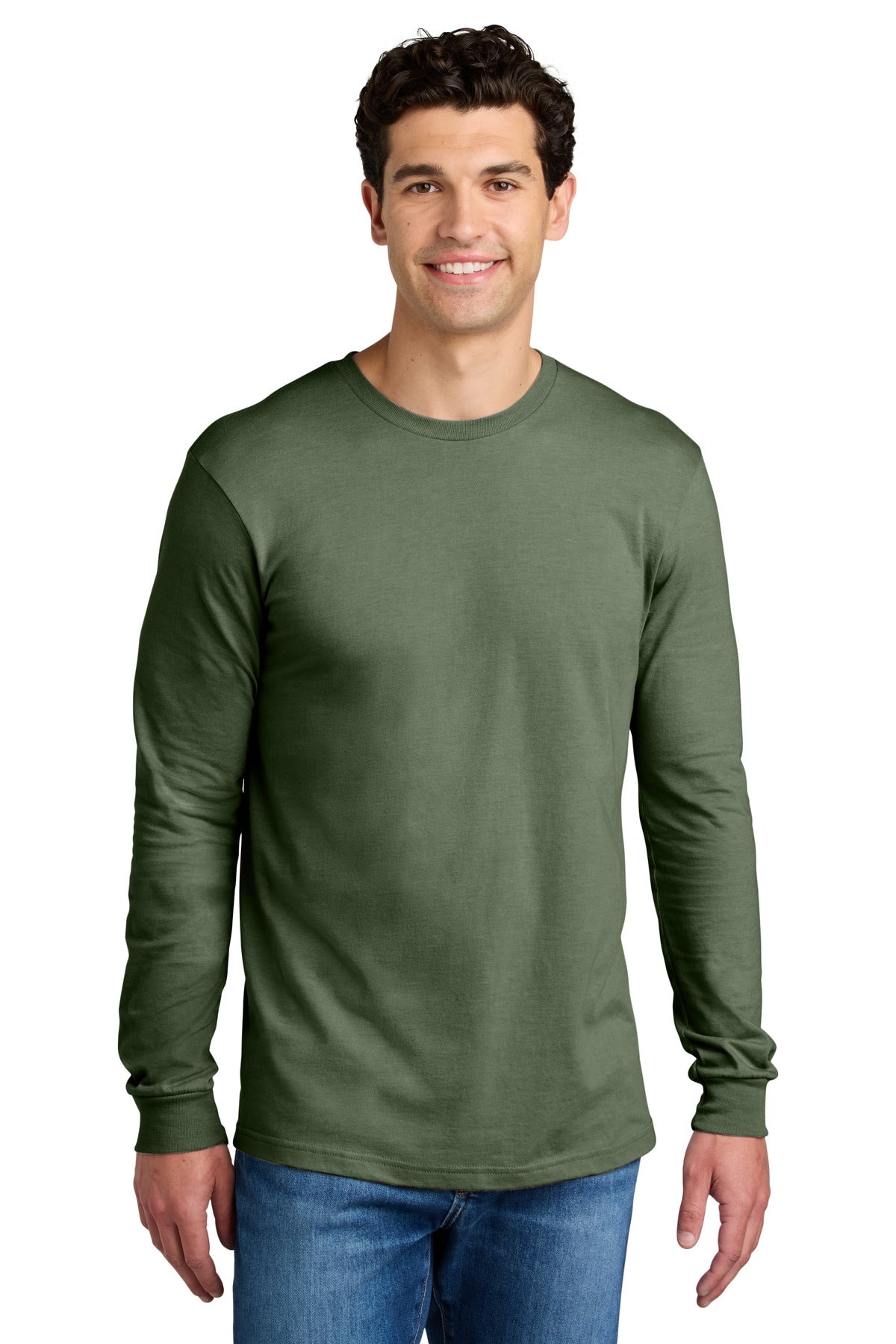 Gildan Softstyle CVC Long Sleeve Tee - Cactus