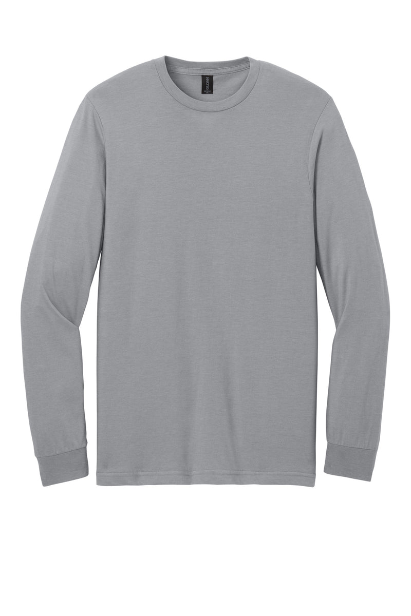 Gildan Softstyle CVC Long Sleeve Tee - Cement