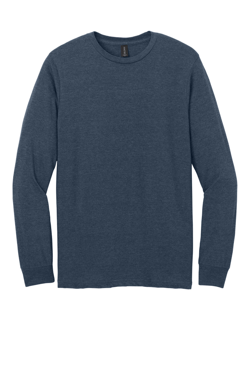 Gildan Softstyle CVC Long Sleeve Tee - Navy Mist