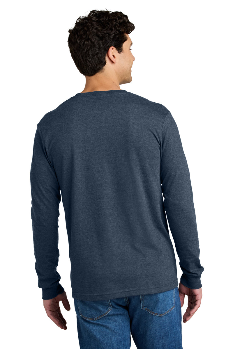Gildan Softstyle CVC Long Sleeve Tee - Navy Mist
