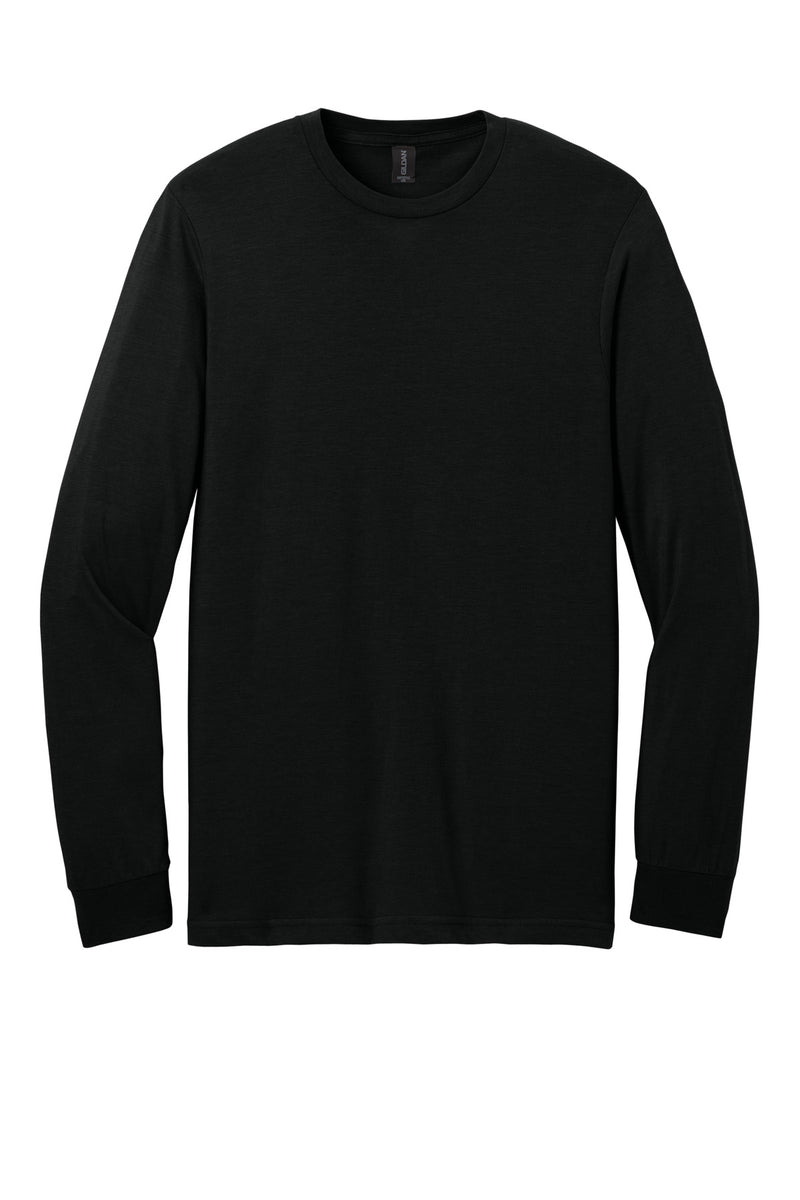 Gildan Softstyle CVC Long Sleeve Tee - Pitch Black