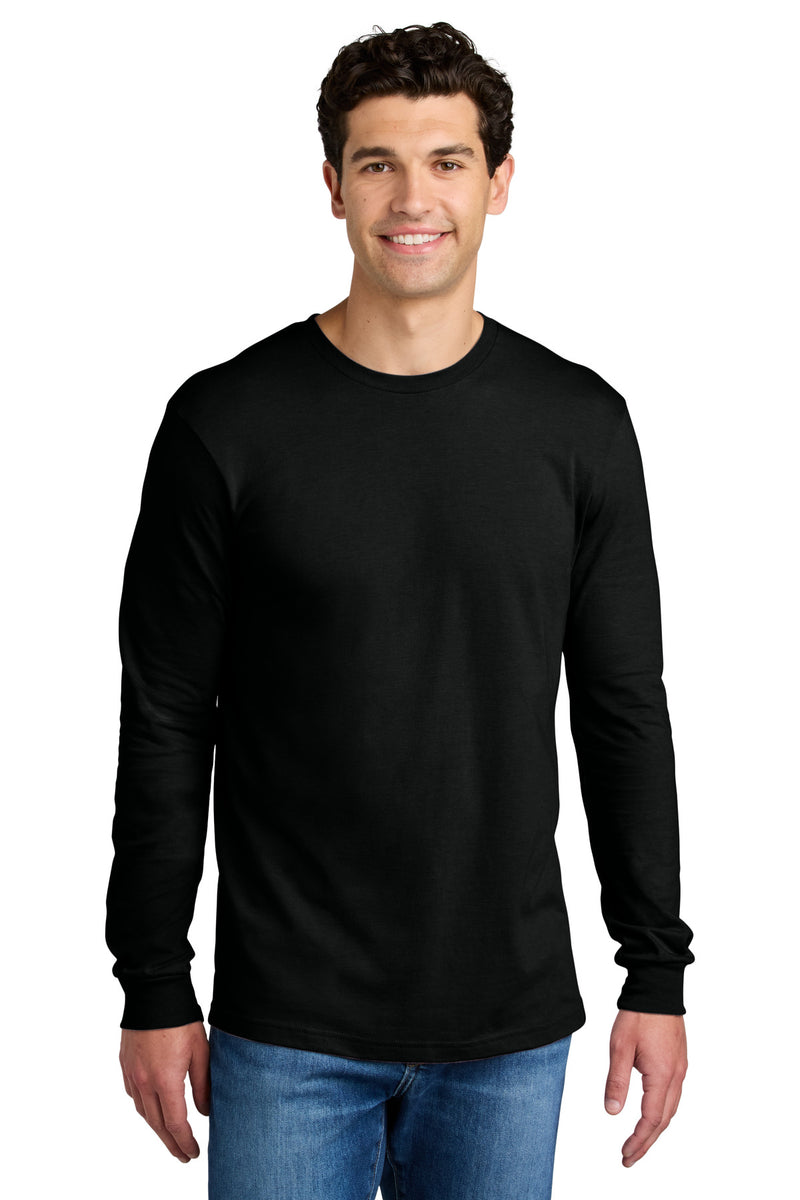 Gildan Softstyle CVC Long Sleeve Tee - Pitch Black