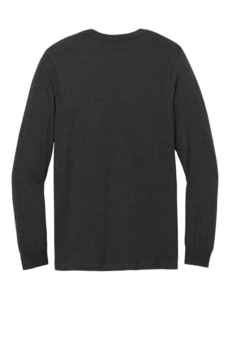 Gildan Softstyle CVC Long Sleeve Tee - Pitch Black Mist