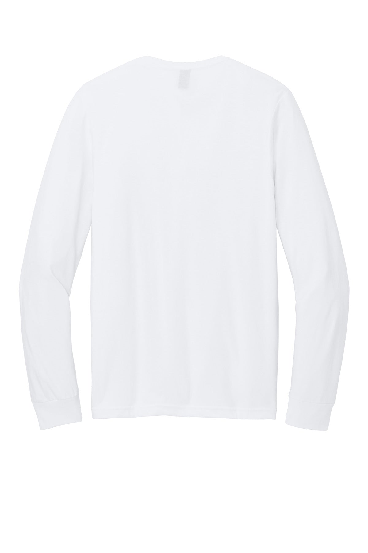 Gildan Softstyle CVC Long Sleeve Tee - White