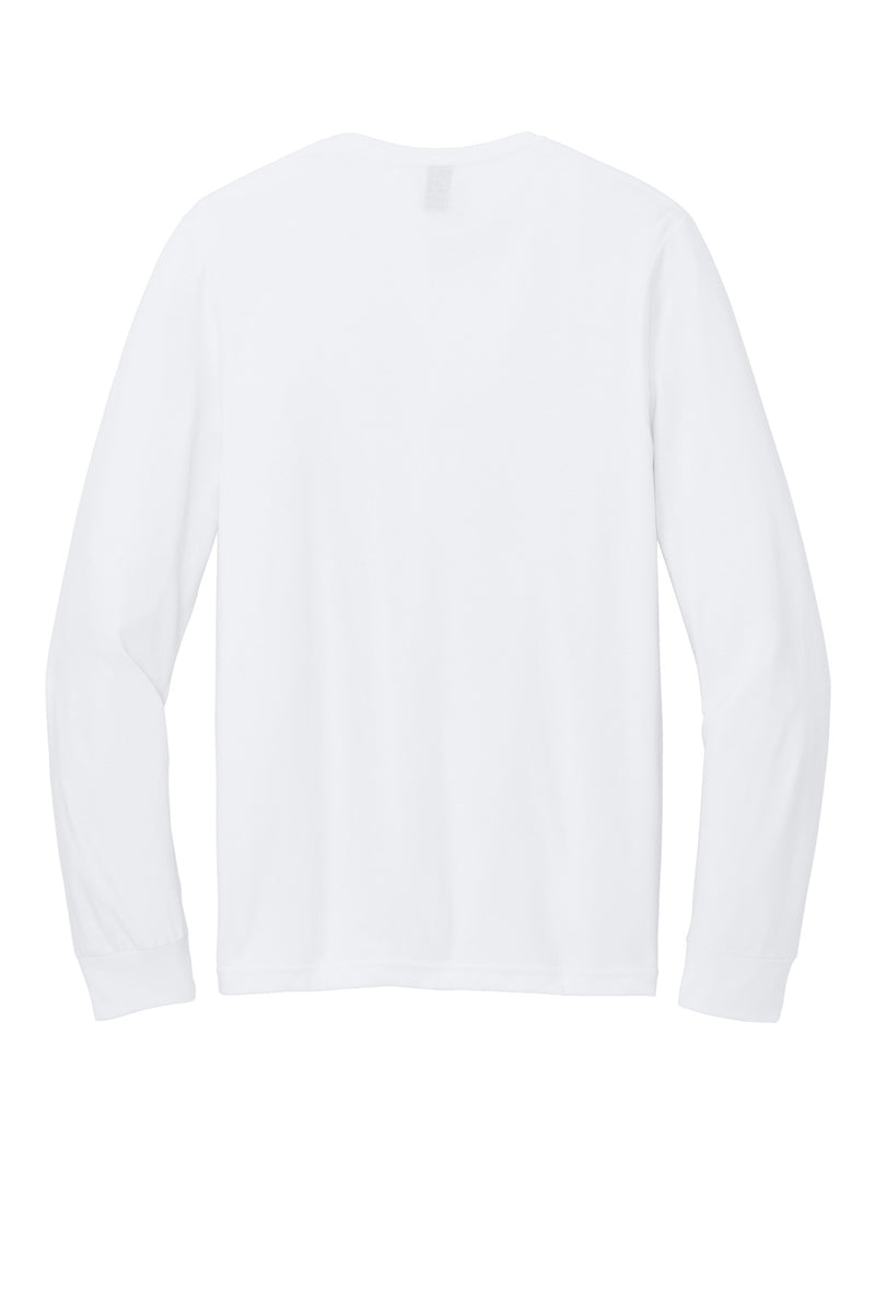 Gildan Softstyle CVC Long Sleeve Tee - White