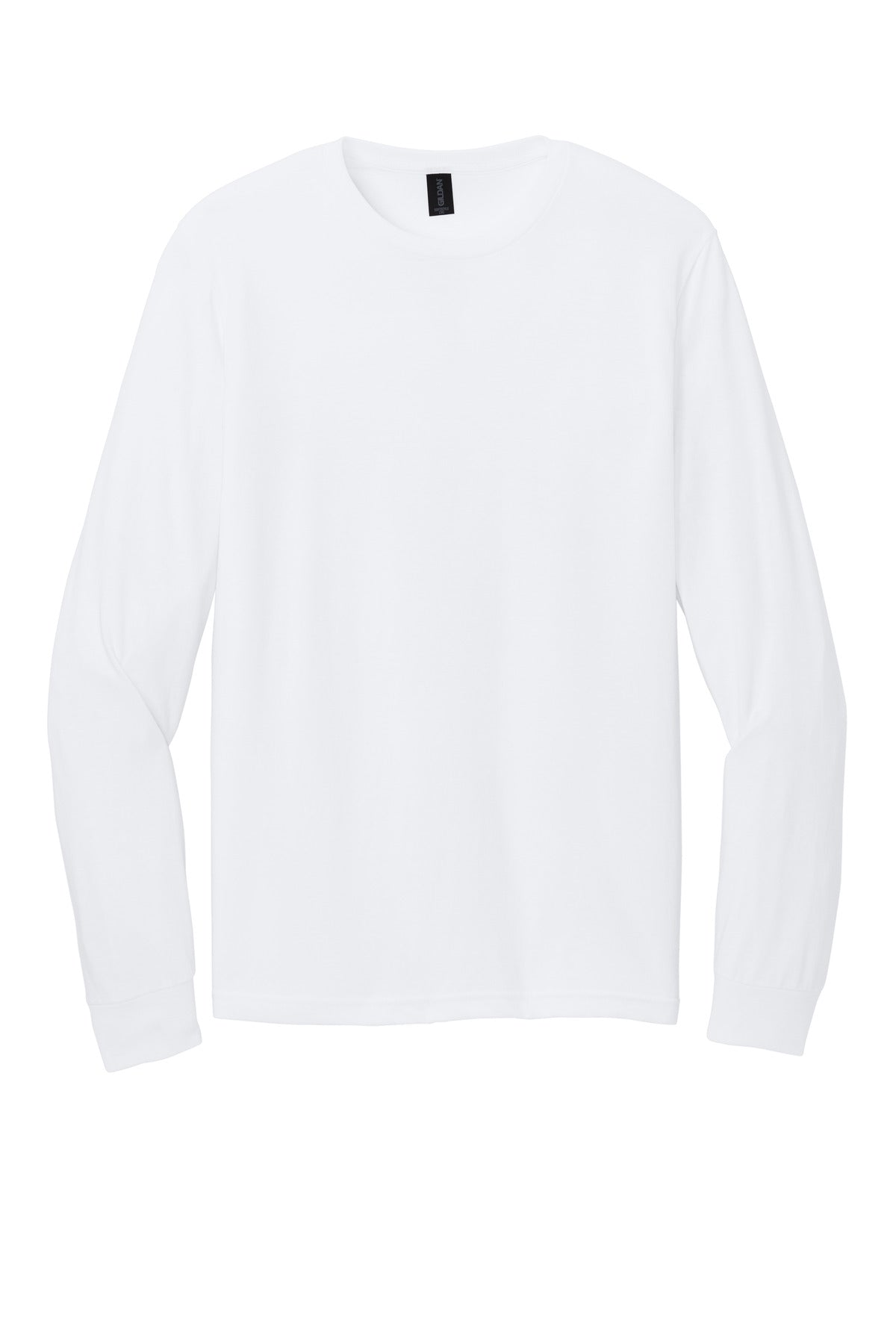 Gildan Softstyle CVC Long Sleeve Tee - White