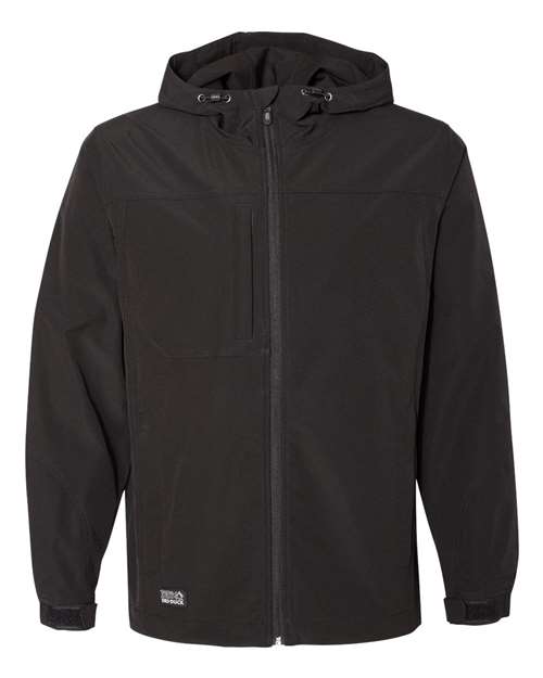 Men's Apex Soft Shell Hooded Jacket - Black
