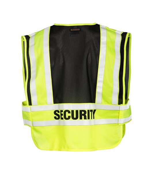Unisex Security Vest - Lime/ Black