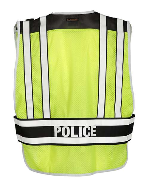 Unisex Police Vest - Lime/ Black