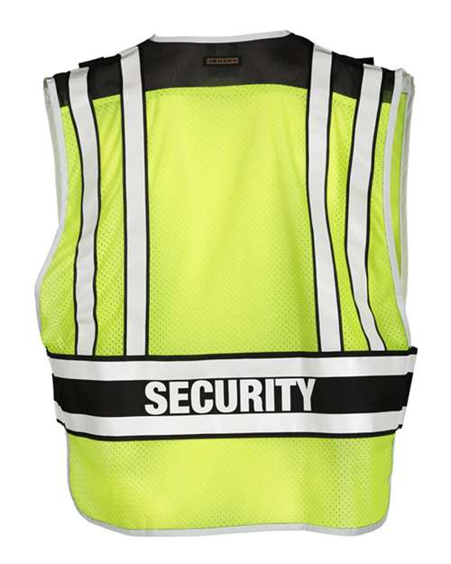 Unisex Security Vest - Lime/ Black