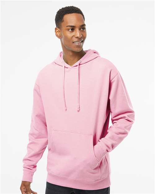 Unisex Midweight Hooded Sweatshirt - Light Pink