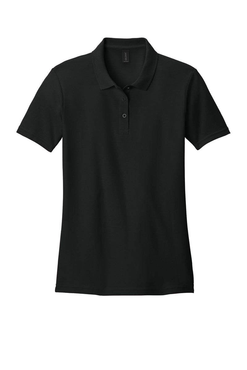 Gildan Softstyle Women's Pique Polo - Black