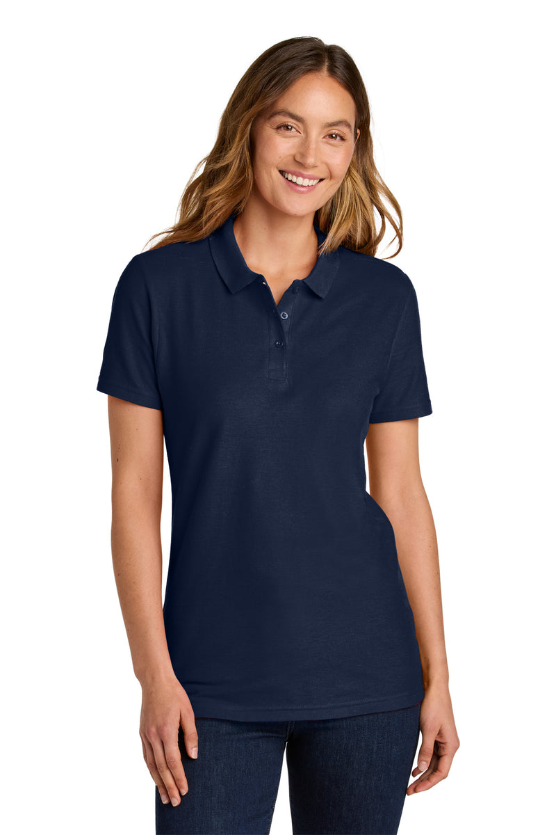 Gildan Softstyle Women's Pique Polo - Navy