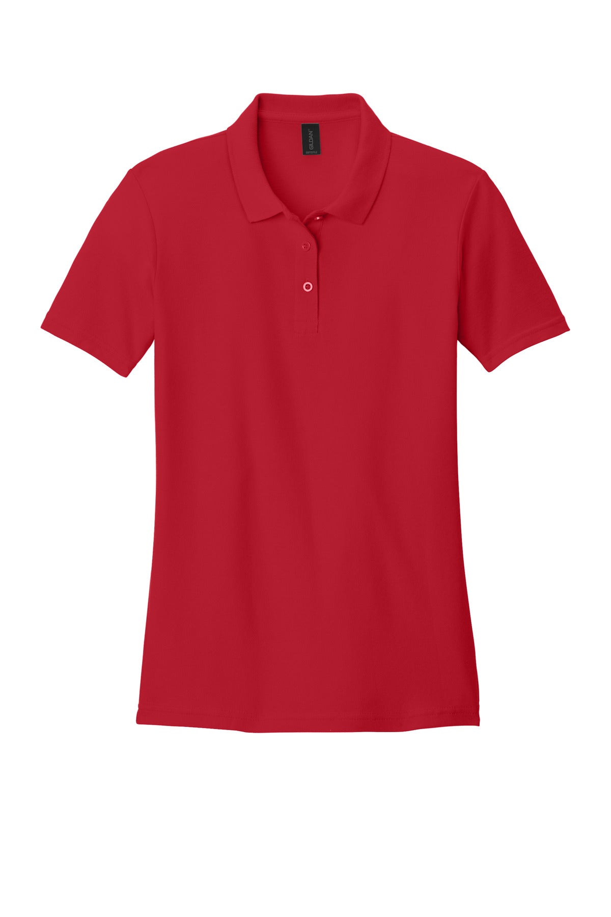 Gildan Softstyle Women's Pique Polo - Red