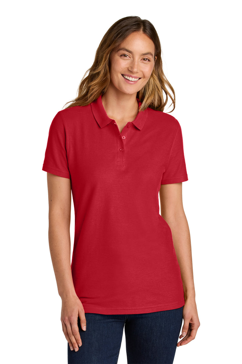 Gildan Softstyle Women's Pique Polo - Red