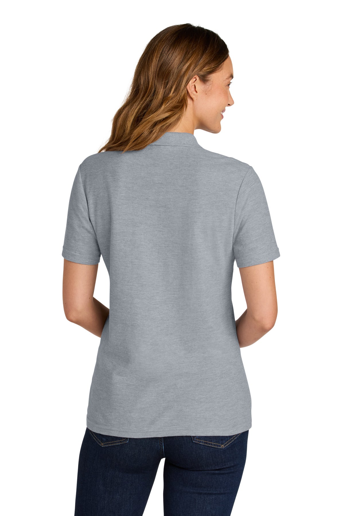 Gildan Softstyle Women's Pique Polo - Ring Spun Sport Grey