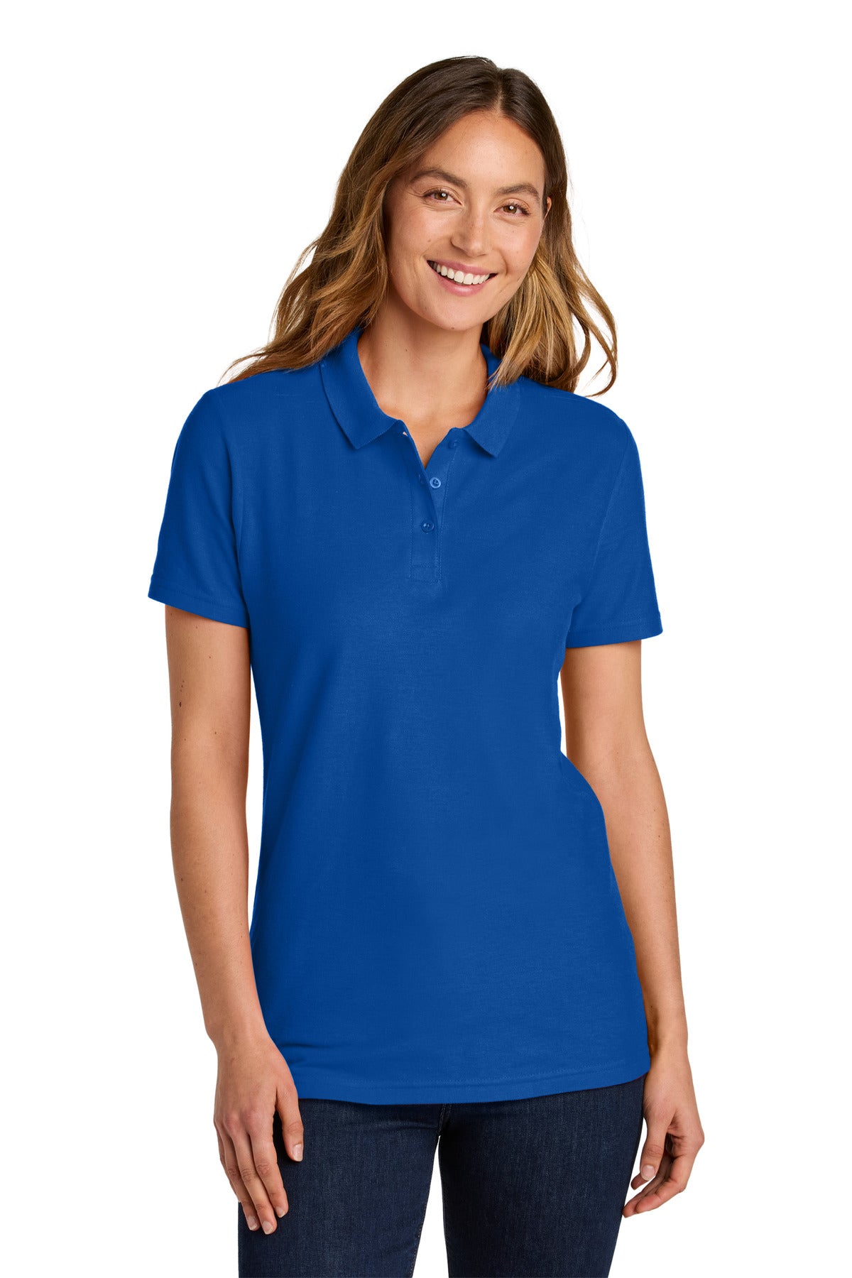 Gildan Softstyle Women's Pique Polo - Royal