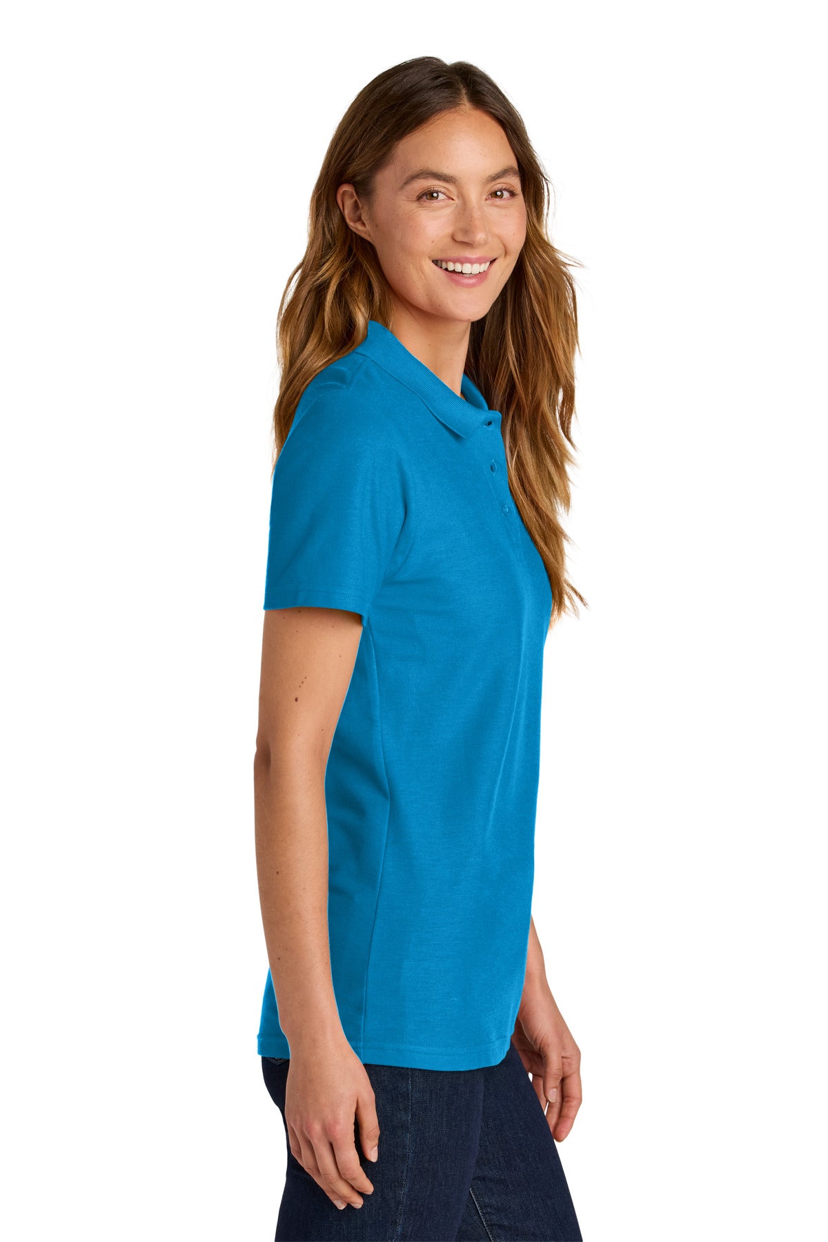 Gildan Softstyle Women's Pique Polo - Sapphire