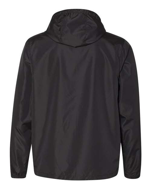 Men's Lightweight Windbreaker Full-Zip Jacket - Black
