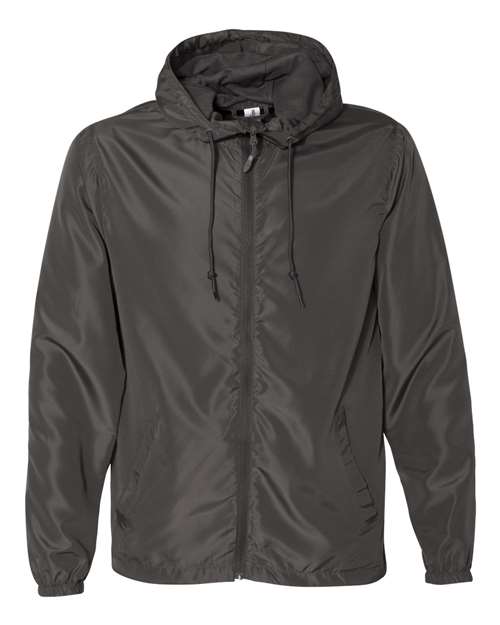 Men's Lightweight Windbreaker Full-Zip Jacket - Graphite