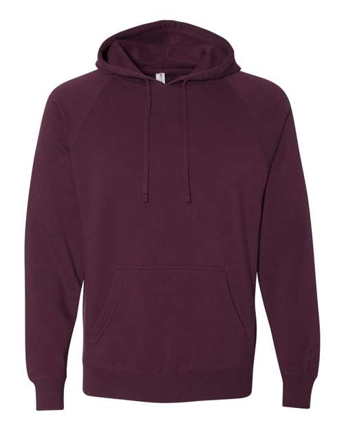 Unisex Special Blend Raglan Hooded Sweatshirt - Maroon