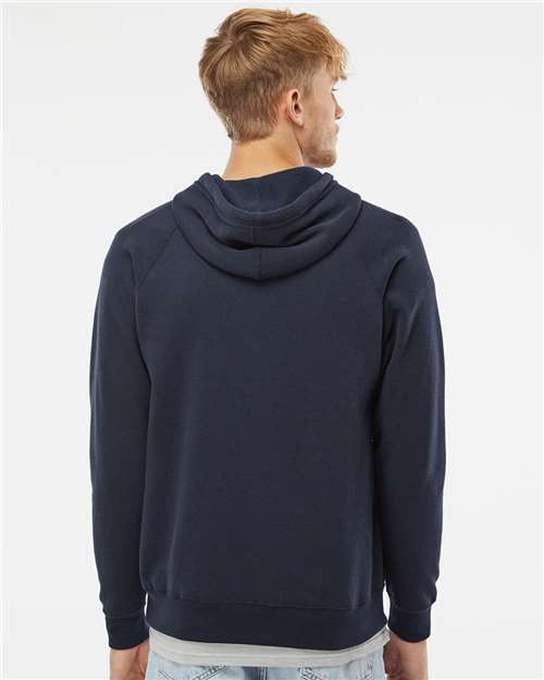 Unisex Special Blend Raglan Hooded Sweatshirt - Classic Navy