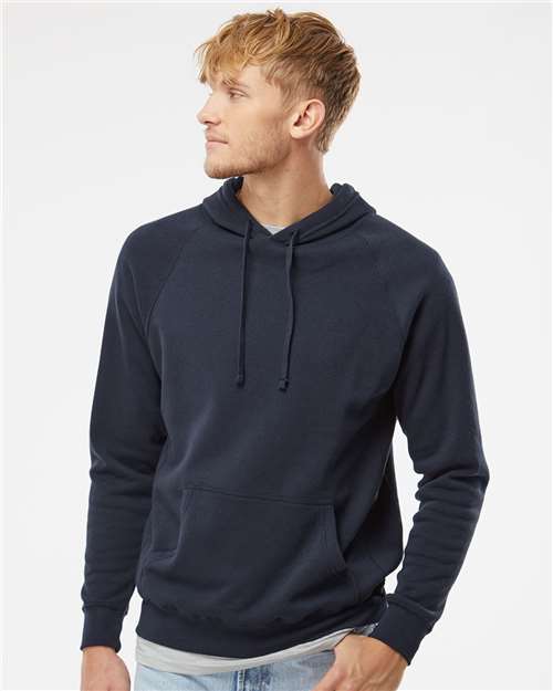 Unisex Special Blend Raglan Hooded Sweatshirt - Classic Navy