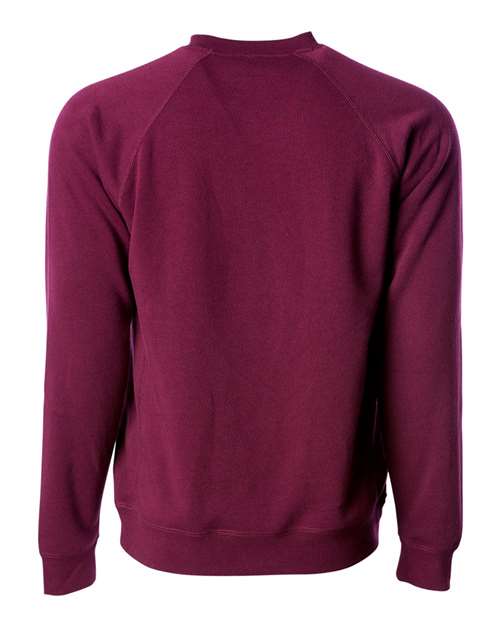 Unisex Special Blend Raglan Crewneck Sweatshirt - Maroon