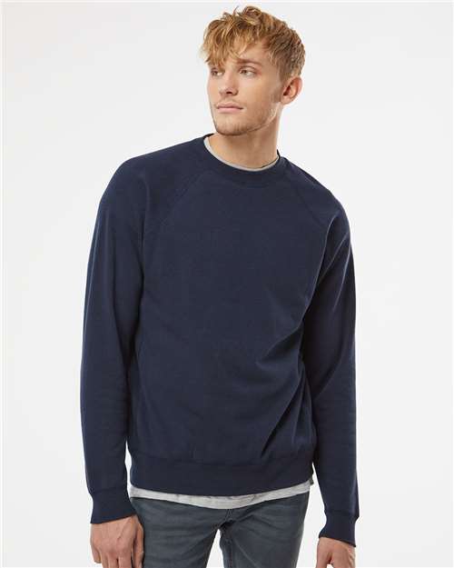 Unisex Special Blend Raglan Crewneck Sweatshirt - Classic Navy